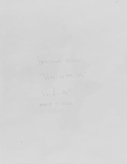 Venus In The Sky (Study)