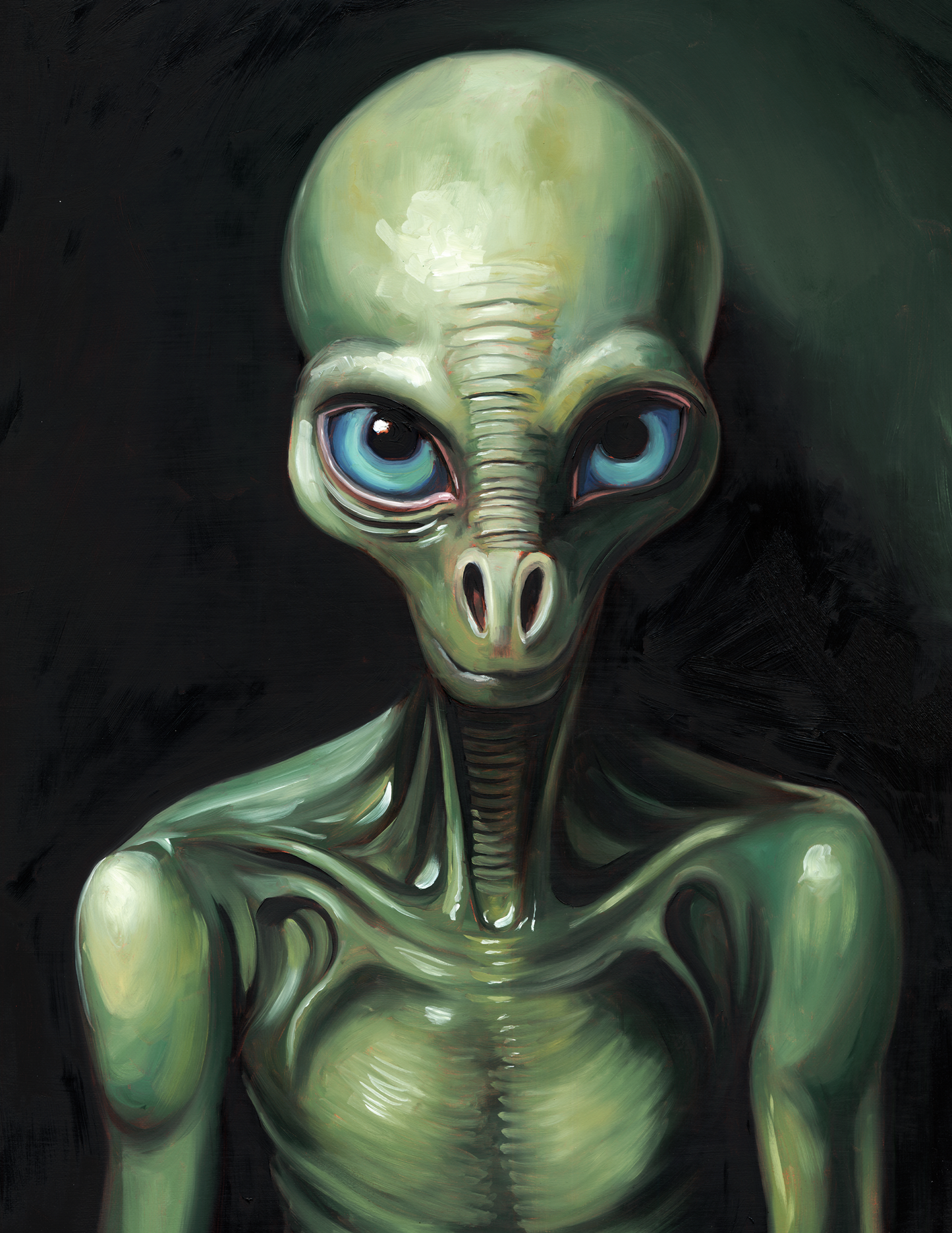 'CIA ALIEN' PRINT